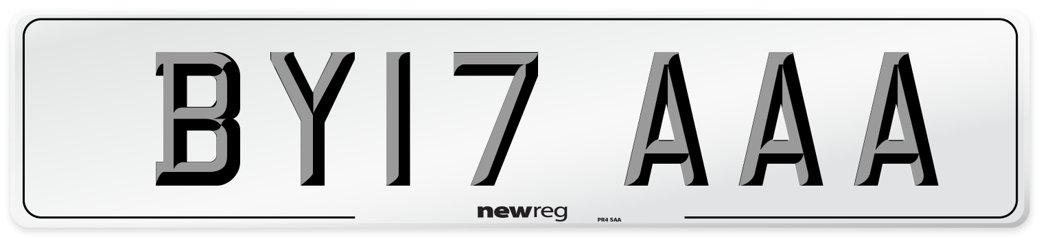 BY17 AAA Number Plate from New Reg